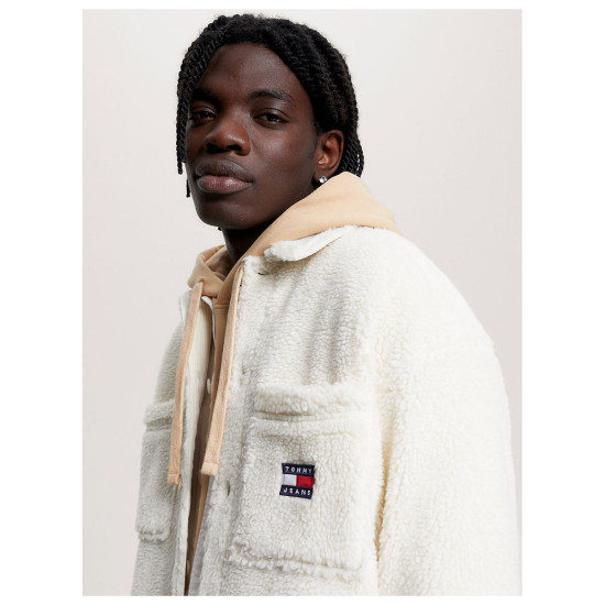 Tommy Hilfiger Ανδρικό πουκάμισο Solid Sherpa Overshirt